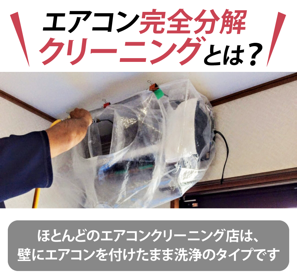 分解洗浄クリーニングとは?