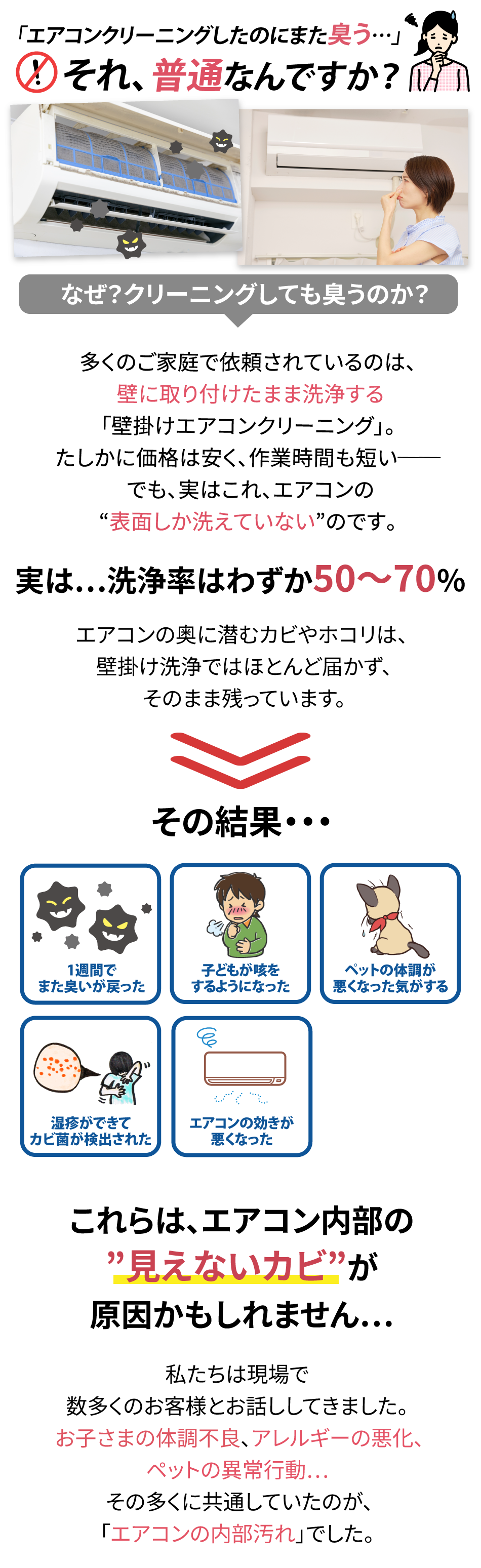 お客様のお悩み訴求